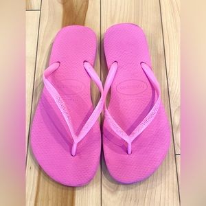 Havaianas Rose Pink Flip Flops -Size‎ 9/10